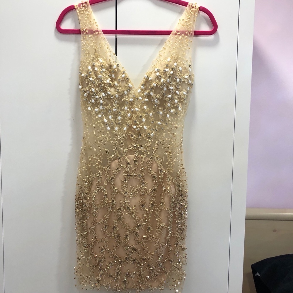 Jovani beaded dress
